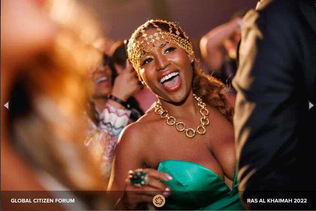 Beautiful capture of Adora Aiza by Getty in the UAE for the Global Citizen Forum